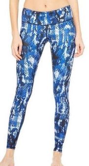 Alo Yoga Alo blue snake print leggings size small - $48 - From Enid