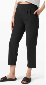 Lululemon Your True Trouser High Rise Crop 2 Black W6BCHS HR Pull