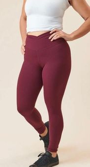 Paragon Fitwear Paragon High-Rise Wrap Leggings Red - $32 (23% Off Retail)  - From Madeline