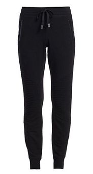 ALO Yoga Urban Moto Sweatpants Black Size Small