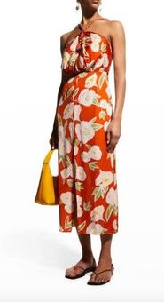 Carolina K Luz Dress Orange Womens Size Medium 132 From kelly