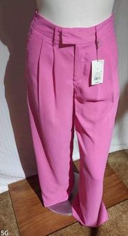 A New Day Women's High-Rise Wide Leg Fluid Pants - Pink Size 4 - $20 New  With Tags - From Zaylahs