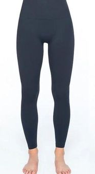 Spanx Port Navy Blue High Waist Look at me Now Seamless Leggings