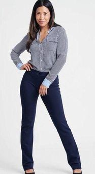 Betabrand Straight-Leg  Classic Dress Pant Yoga Pant Size