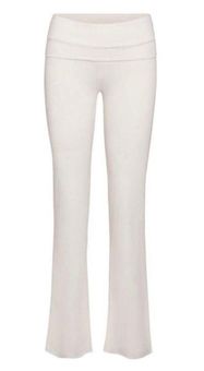 Skims Foldover Pant in White