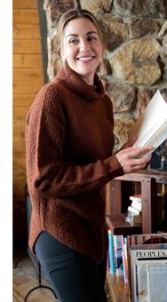 Kuhl Copper Knit Turtleneck Sienna Sweater Brown Size XL - $45 (49% Off  Retail) - From Katelyn