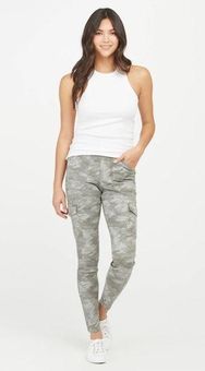 Spanx Stretch Twill Ankle Cargo Utility Skinny Pants Stone Wash Camo Small  - $60 - From A Joyful