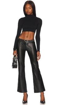 Love Language Faux Leather Pant