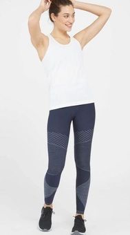 SPANX Look At Me Now 50200R Seamless Moto Leggings, Indigo Sky