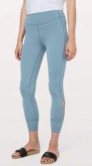 Lululemon Slate Blue Melodic Movement 7/8 High-Rise Tight Leggings - Size 6  - $52 - From Nicole