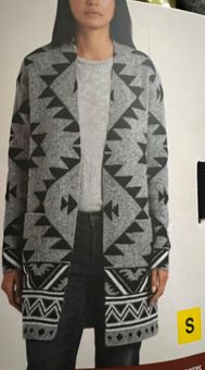 Black Aztec Sweater