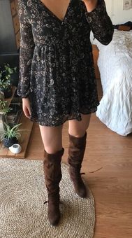 madden girl tall brown boots