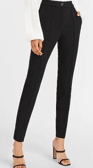 High Waisted Seamed Front Ankle Pant