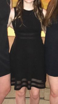 Calvin Klein illusion trim fit & flare dress Black Size 2P - $25 (72% Off Retail) - From laurens Calvin Klein illusion trim fit & flare dress Black Size 2P - $25 (72% Off Retail) - From laurens