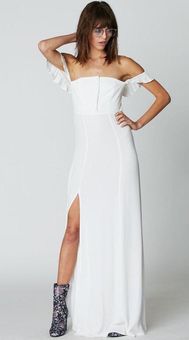 flynn skye bardot maxi dress