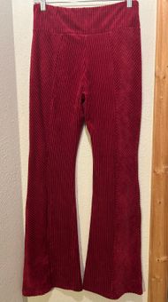 No Boundaries Flare Leggings Red Size M - $20 (42% Off Retail