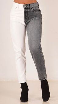 Revice black and white jeans Outlet