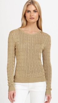 Ralph Lauren Gold Buttons Metallic Sweater - $45 (50% Off Retail) New With  Tags - From Tiffany