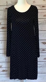 black polka dot dress old navy