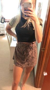 american eagle snake print skirt