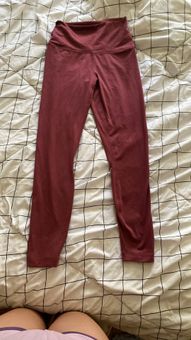 Yogalicious Lux Maroon Yoga Pants/Athletic Leggings Size S