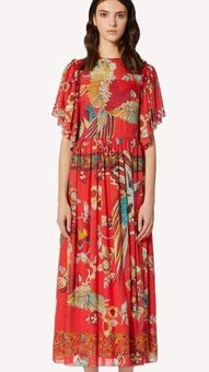 Red Valentino NWOT bird of paradise forest dress - $330 - From Ch