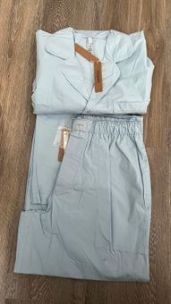 SKIMS COTTON POPLIN SLEEP Blue Size XS - $80 New With Tags - From Trang