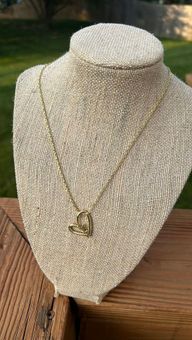 Lv Heart Necklace Gold - $30 - From Danielle