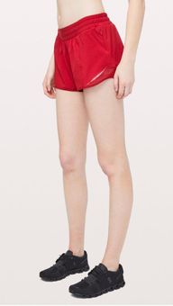 Lululemon Dark Red Hotty Hot Shorts Long Size 4 - $70 (30% Off Retail) -  From Abbie