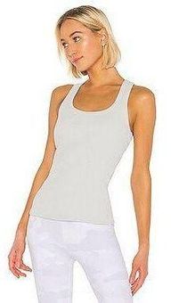 Alo Yoga Alo Rib Support Tank Gray Size M 25 68 Off Retail