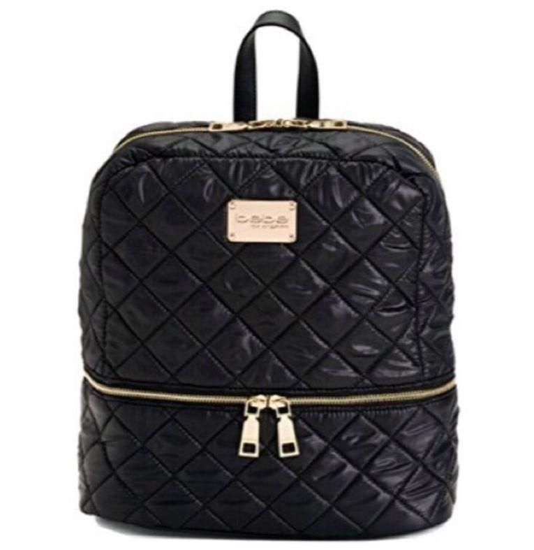 Bebe Los Angeles Quilted Mini Backpack Black 32 70 Off Retail From Diana