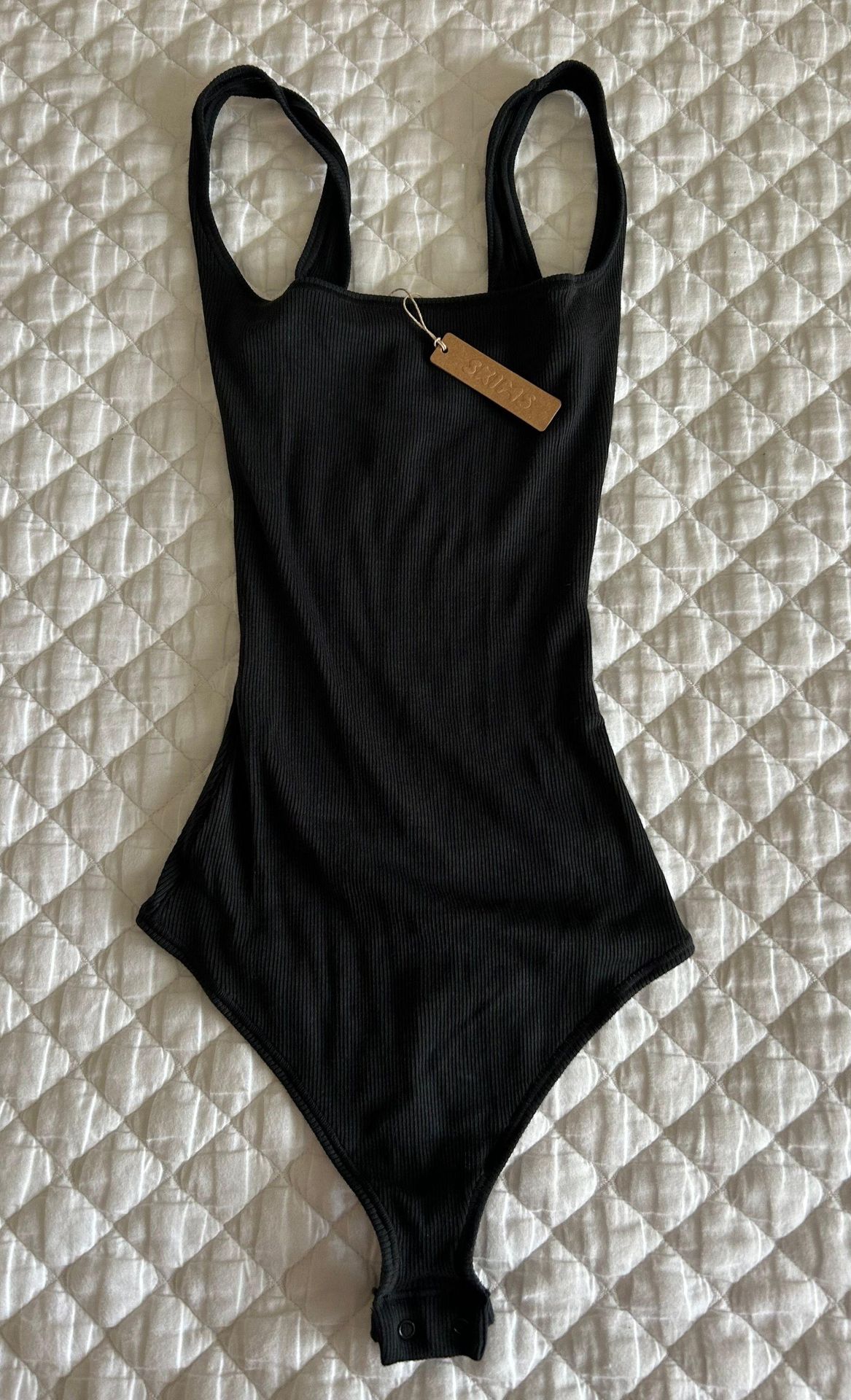 SKIMS cotton rib bodysuit Black Size XXS - $52 (16% Off Retail) New With  Tags - From alexa