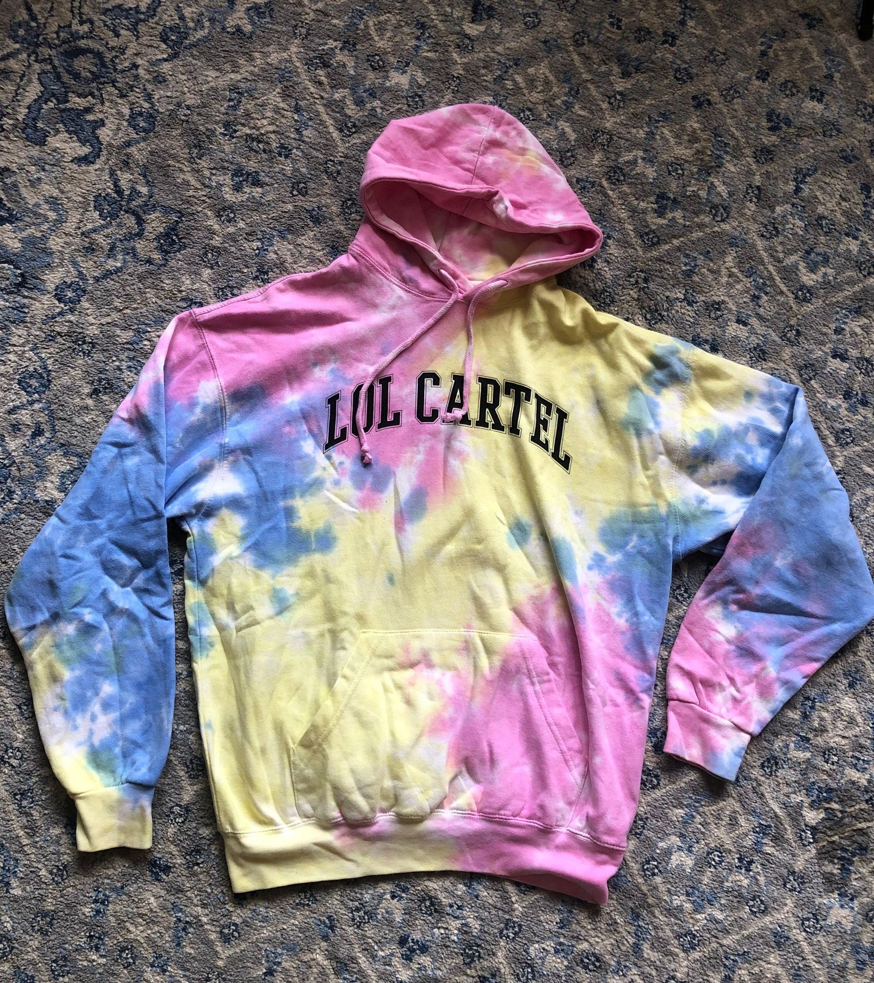 Lol cartel tie dye hoodie hotsell