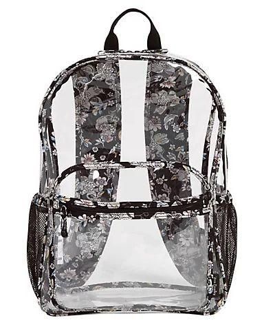 Vera Bradley Clear Backpack Black 18 67 Off Retail From Mya