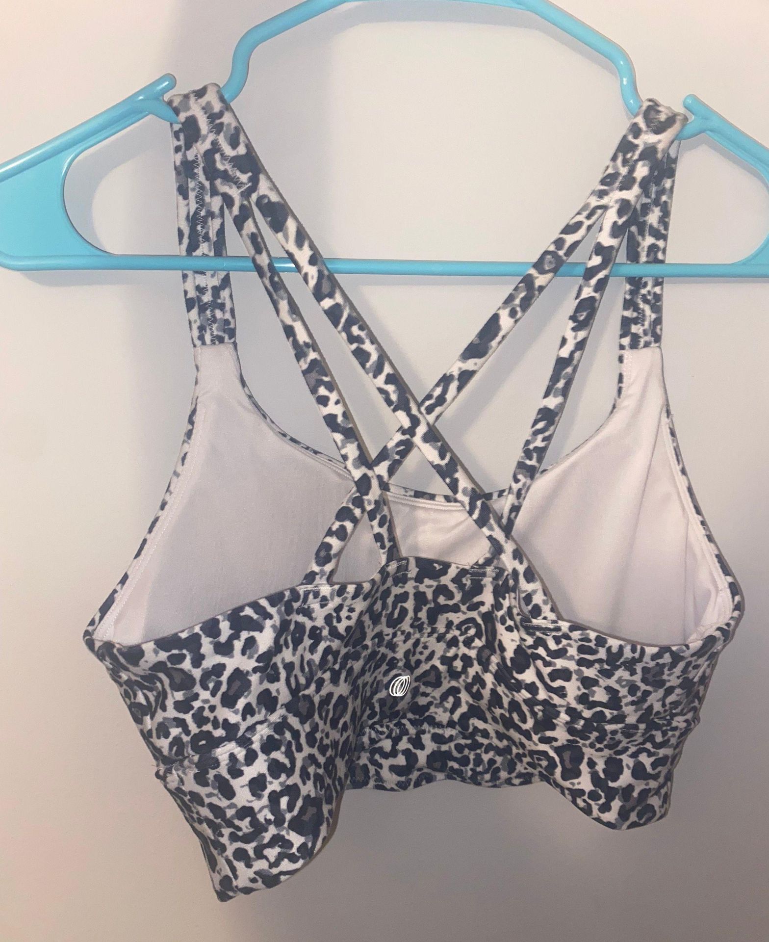 Yogalicious Cheetah Print Long Line Sports Bra Multi - $9 - From Emily