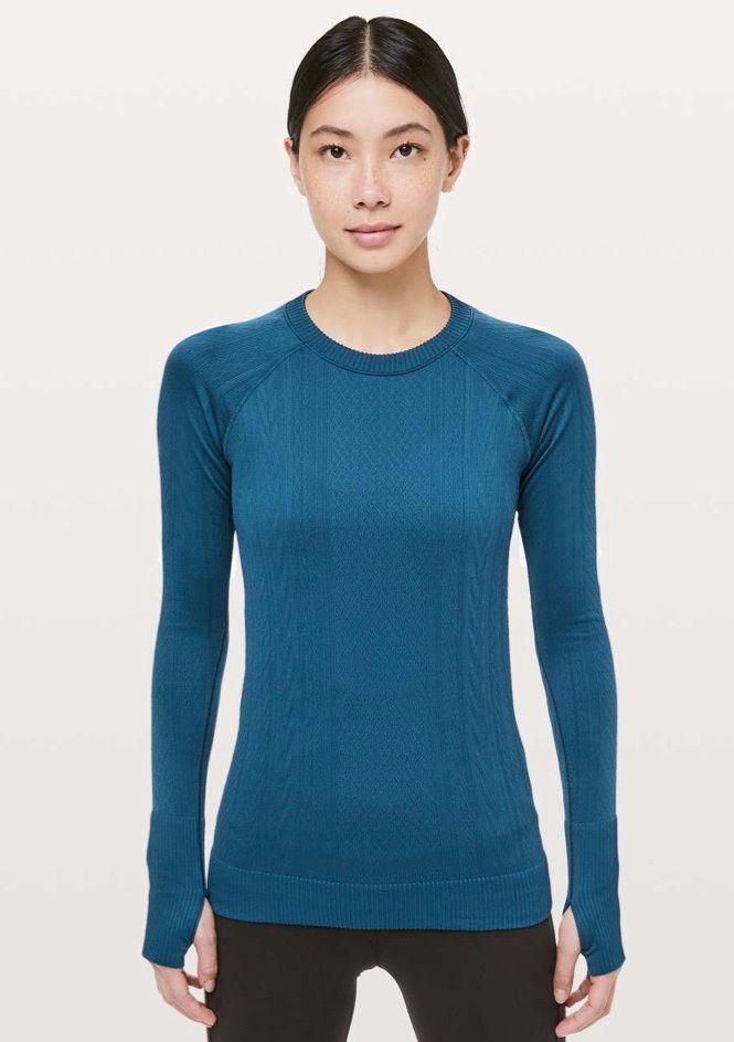Lululemon Restless Pullover Long Sleeve Blue Size 8 33 62 Off Retail From Lulu