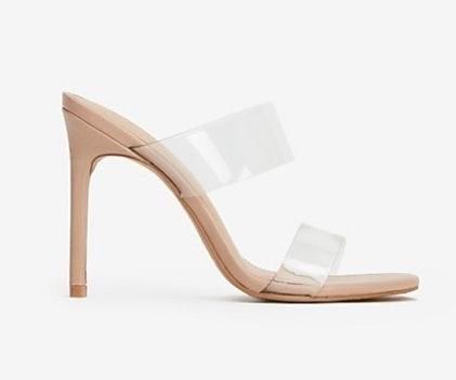 Express clear heels best sale