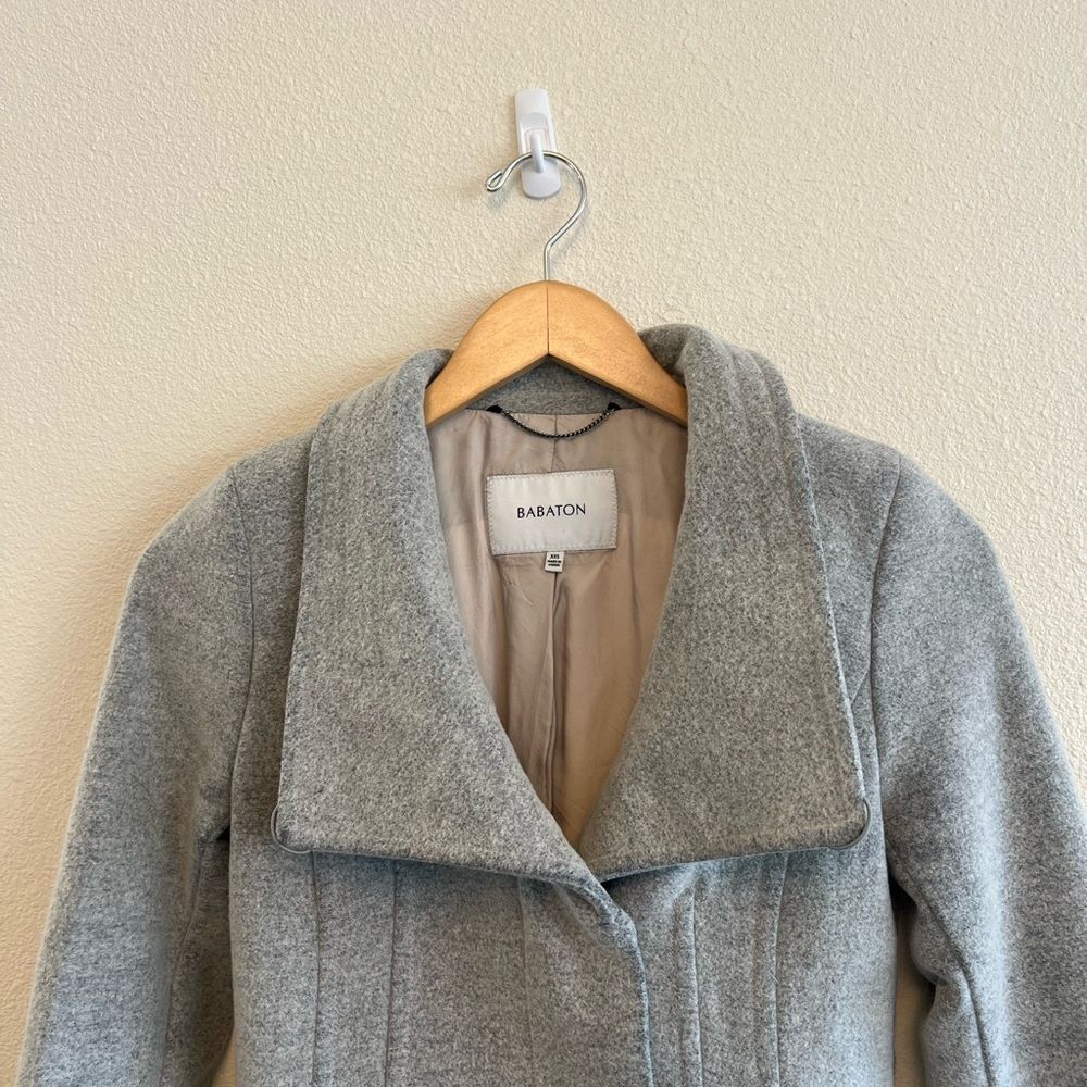 Aritzia Babaton The Connor Short Belted Wrap Wool Coat Size XSmall