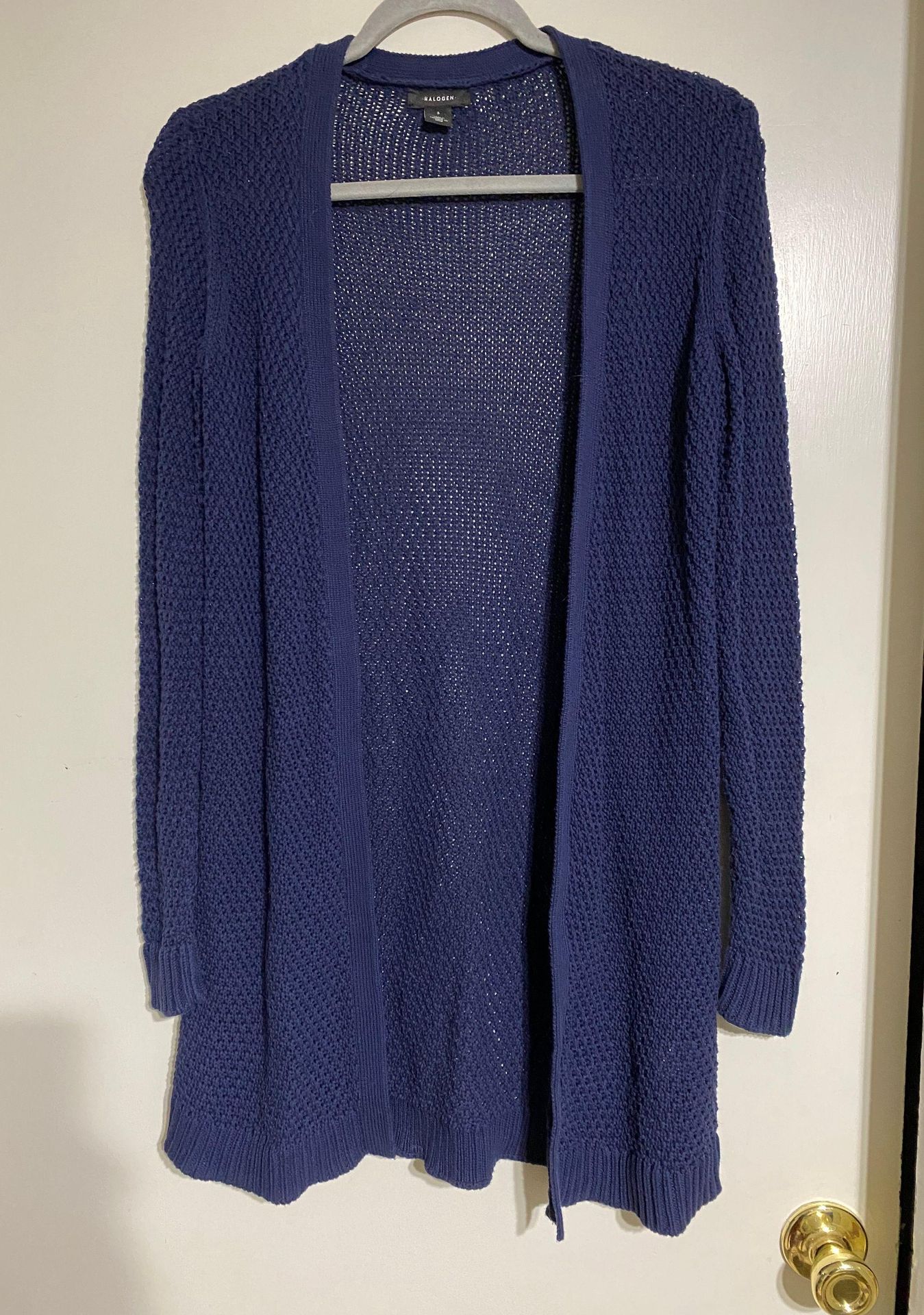 Halogen Cardigan Blue 22 From Alyssa
