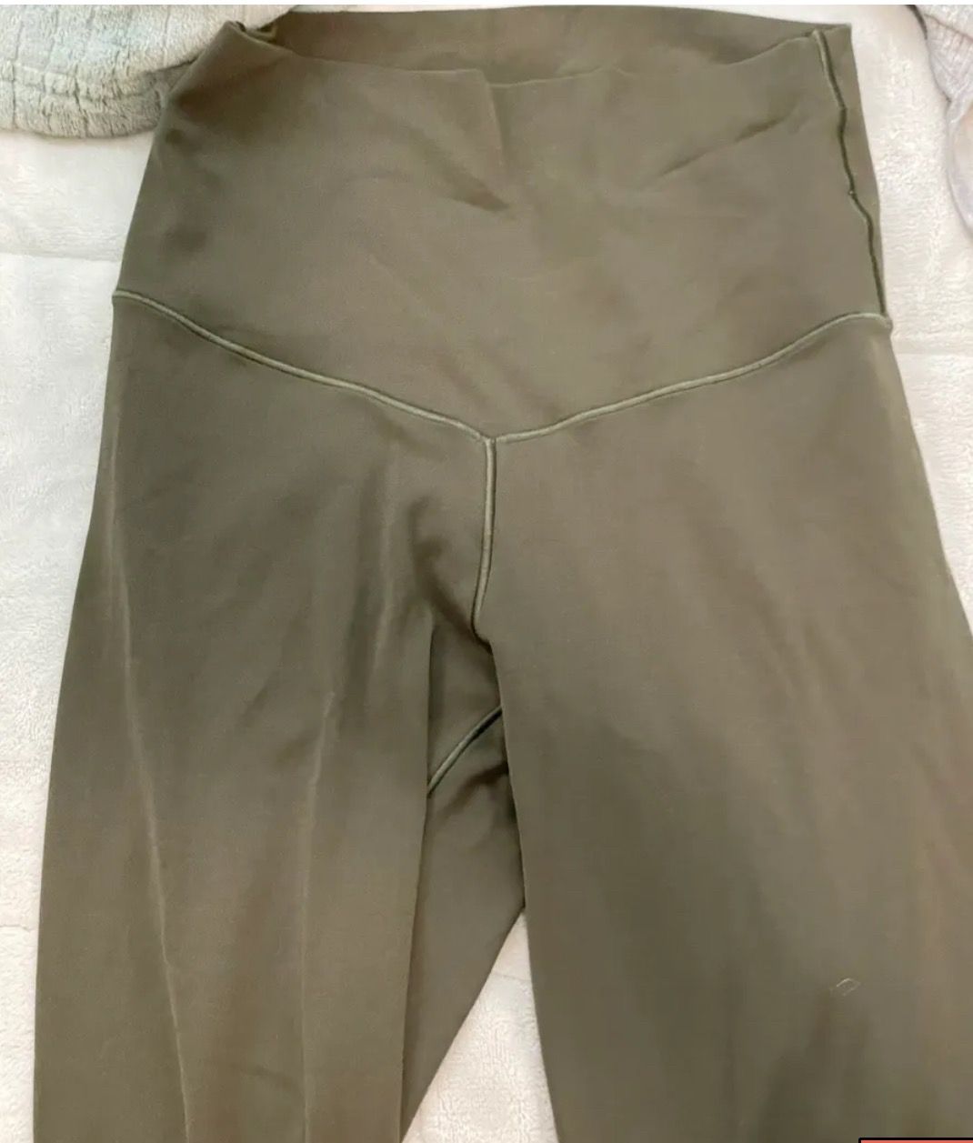 Aerie NWT Offline The Hugger flare legging brown high rise fold