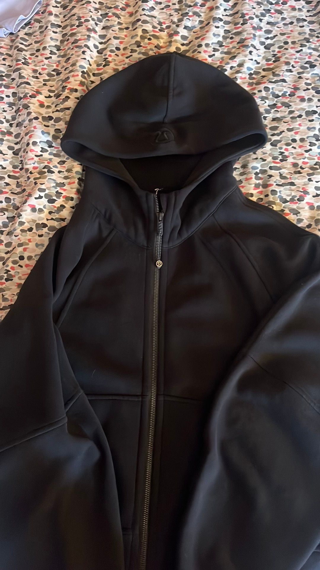 Black Scuba Oversized Sherpa Half Zip by Lululemon for $50