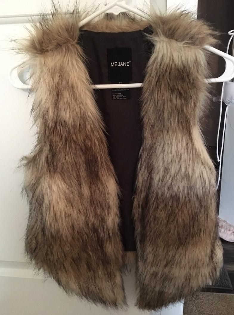 Me jane fur vest hot sale