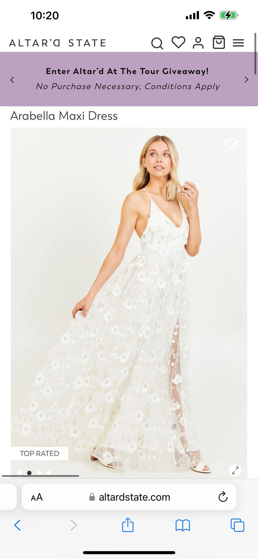 Arabella Maxi Dress - White