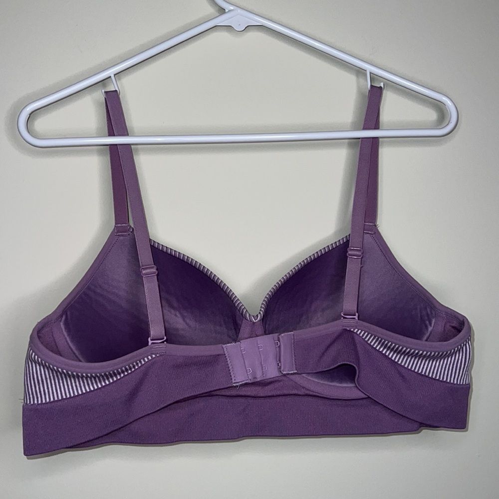 No Boundaries bra wireless XL NEW purple lightly lined casual everyday - $8  - From Britney