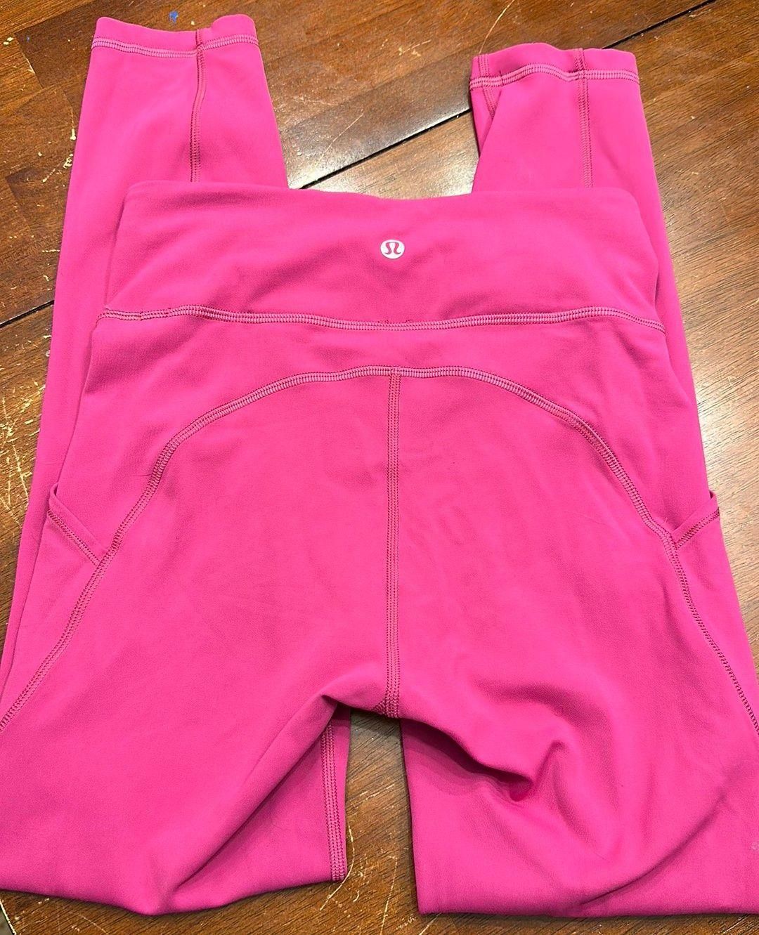 NWT Lululemon Invigorate High-Rise Tight 25 Pink Raspberry Size