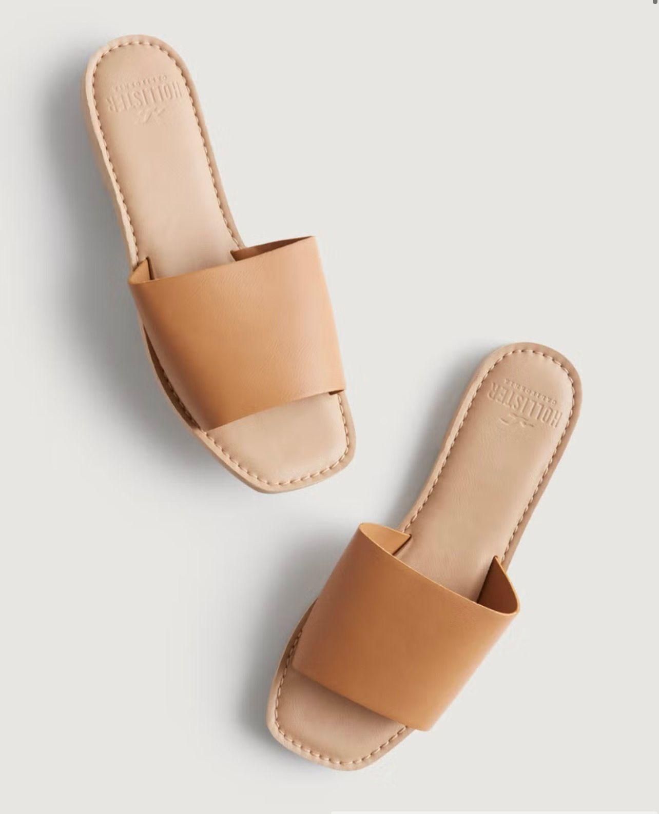 Hollister slide sandals 2025