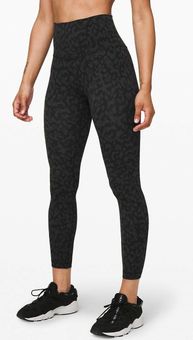 Black Cheetah Print Lulu Leggings