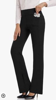 Women's Bootcut Yoga Dress Pants High Waist Stretch Work Pants Black Size L  - $15 (62% Off Retail) New With Tags - From jello