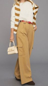 Avec Les Filles Pleated Wide-Leg Pants