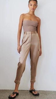 Babaton Aritzia Refined Cargo Pant Deep Taupe Size 12 - $115